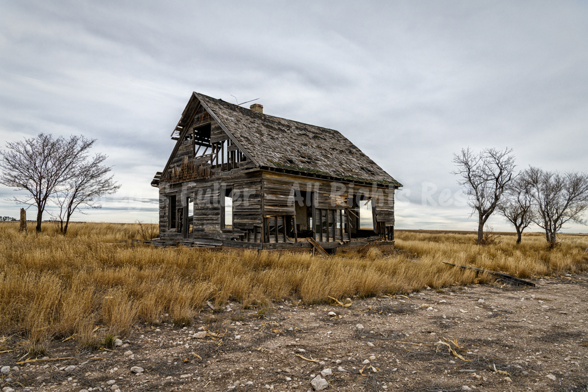 Just a Shell of a House - Logan County, Colorado