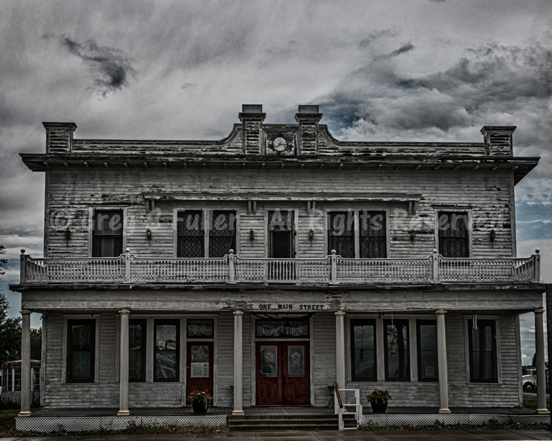 A Grand Old Hotel Fallen into Disrepair - The Adams Hotel - Lavina, Montana
