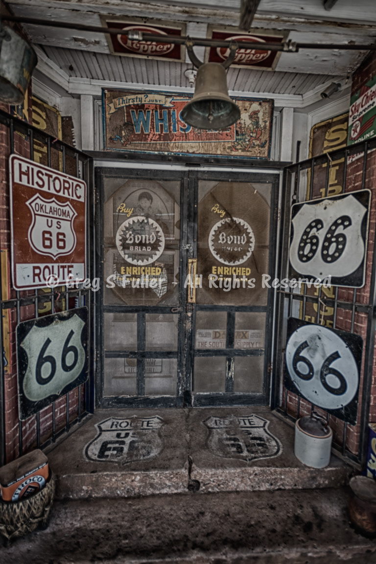 Signs, Signs, Everywhere a Sign - Along Route 66 - Sandhill Curiosity Shop - Erick, Oklahoma