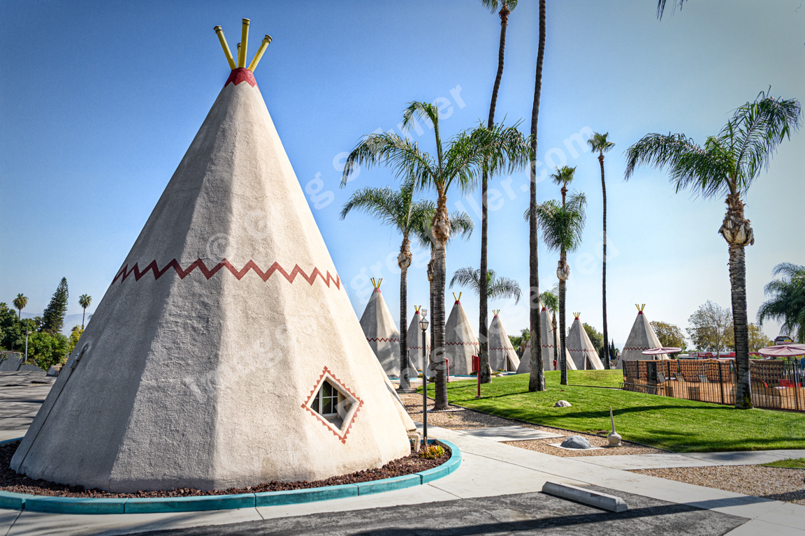 The Wigwam Motel along Route 66 - San Bernardino, California