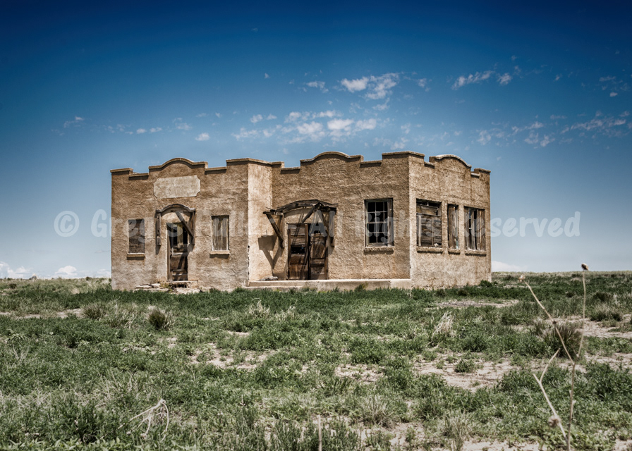 Old School House on the Plains - Tyrone, Colorado