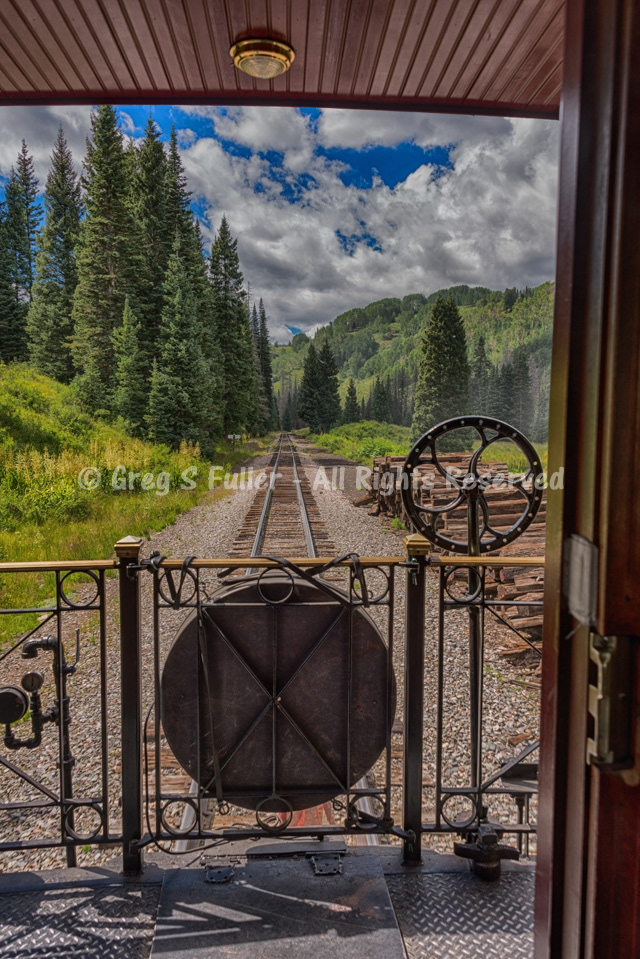 Leaving the Mountains - Cumbres & Toltec Narrow Gauge Railroad - Chama, New Mexico