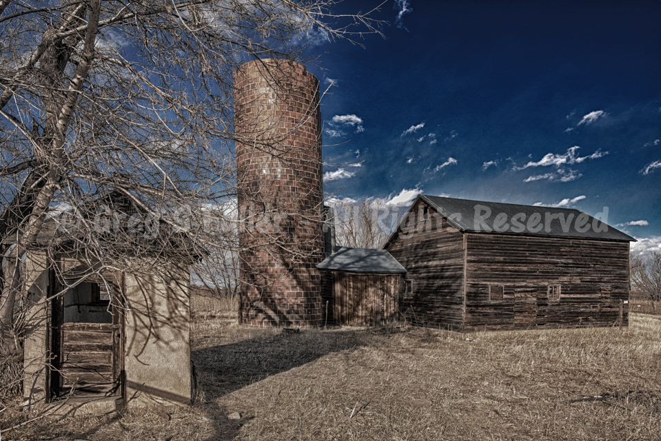 What was! Old Colorado Farm with Brick Silo - Boulder, Colorado