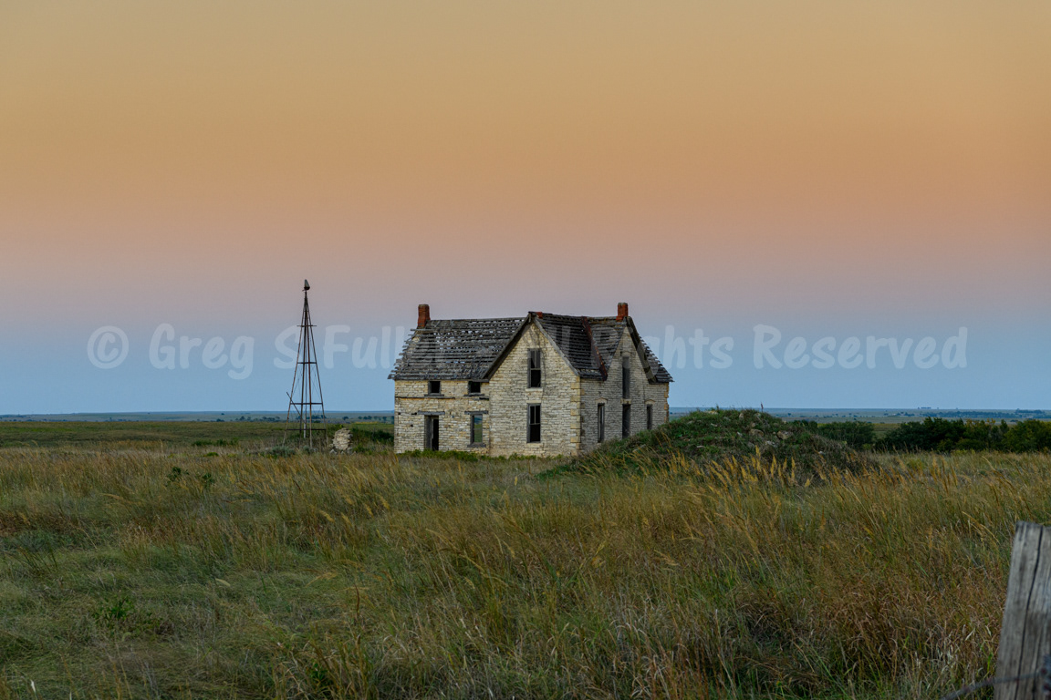 Painterly Doctor WB Jones 1878 grand old abandoned house - Florence, Kansas