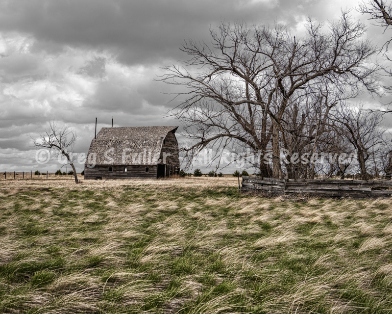 A Grand Old Abandoned Barn - Nebraska Panhandle - Kimball County
