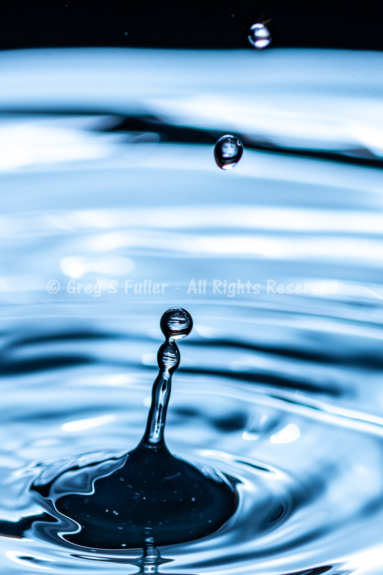 Anatomy of a Water Droplet