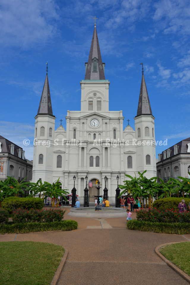 Saint Louis Cathedral - Jackson Square - French Quarter - New Orleans, Louisiana