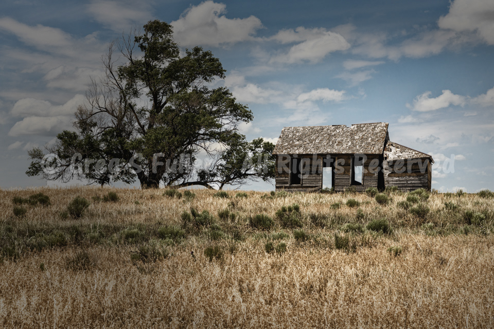On the Outskirts of Nowhere - ADesolate House - Alvin, Colorado
