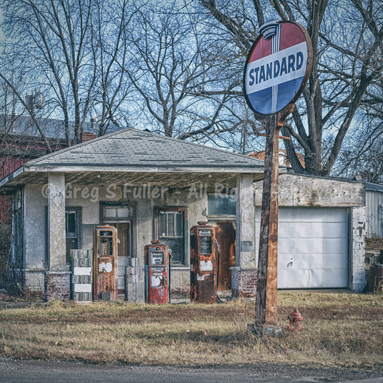 Gas from the Past - Standard Oil Gas Station - Wetmore Kansas
