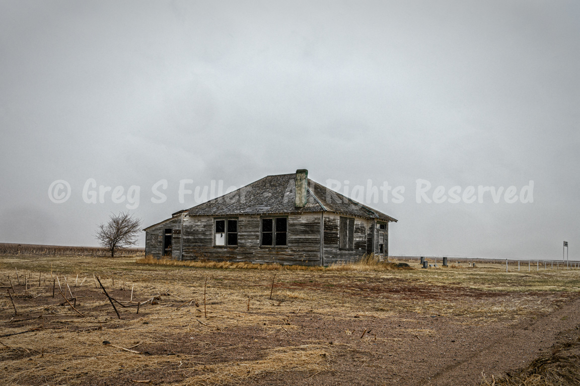 Quitely crumbling kelley Church / Community Center - Logan County, Colorado