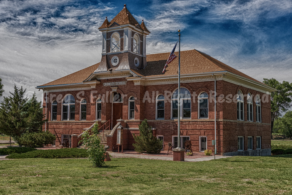 Old School Cool - 1914 Crowley Schoolhouse - Crowley, Colorado