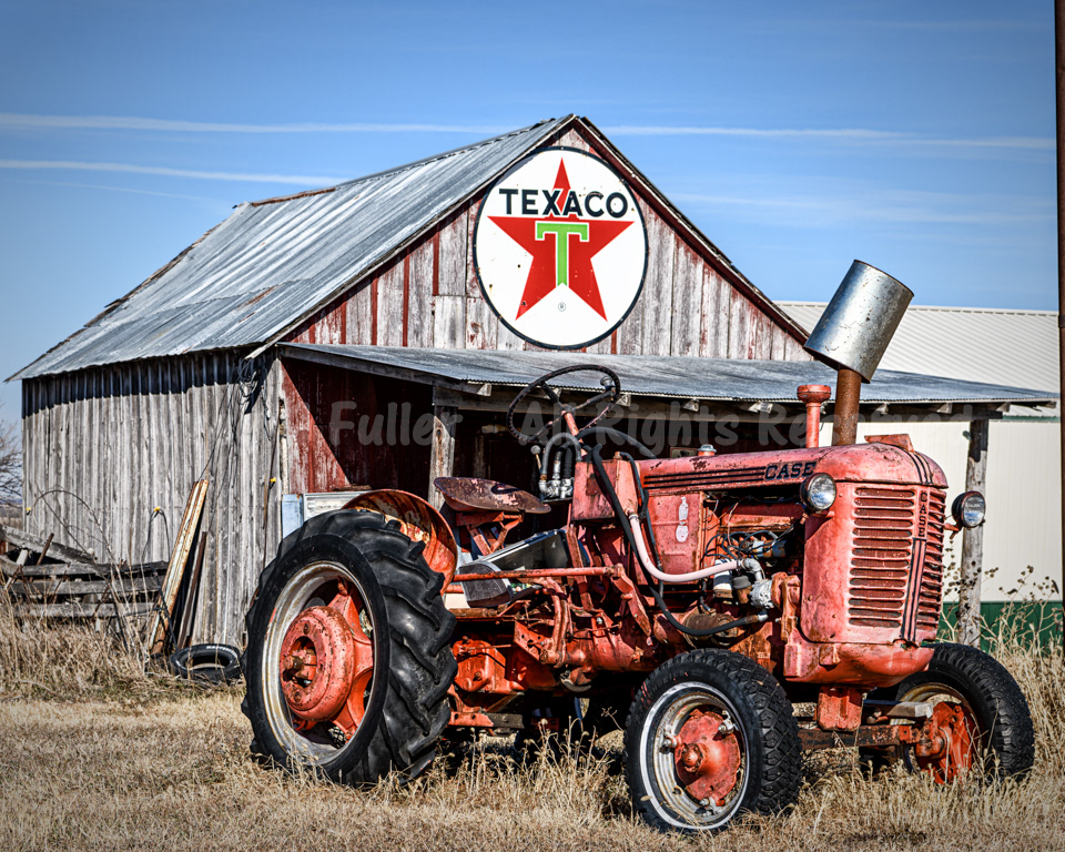 Vintage Case Tractor - Kansas