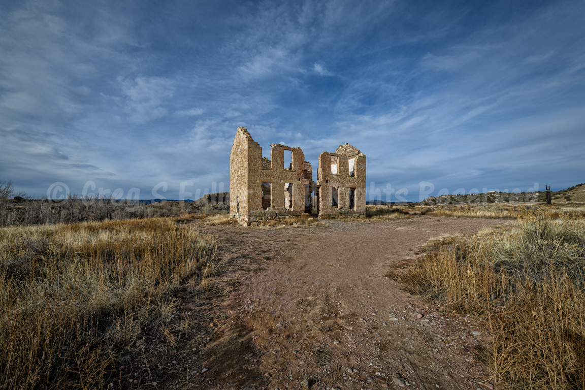 The stage don't stop here no more! - Glendale stagecoach station - Colorado