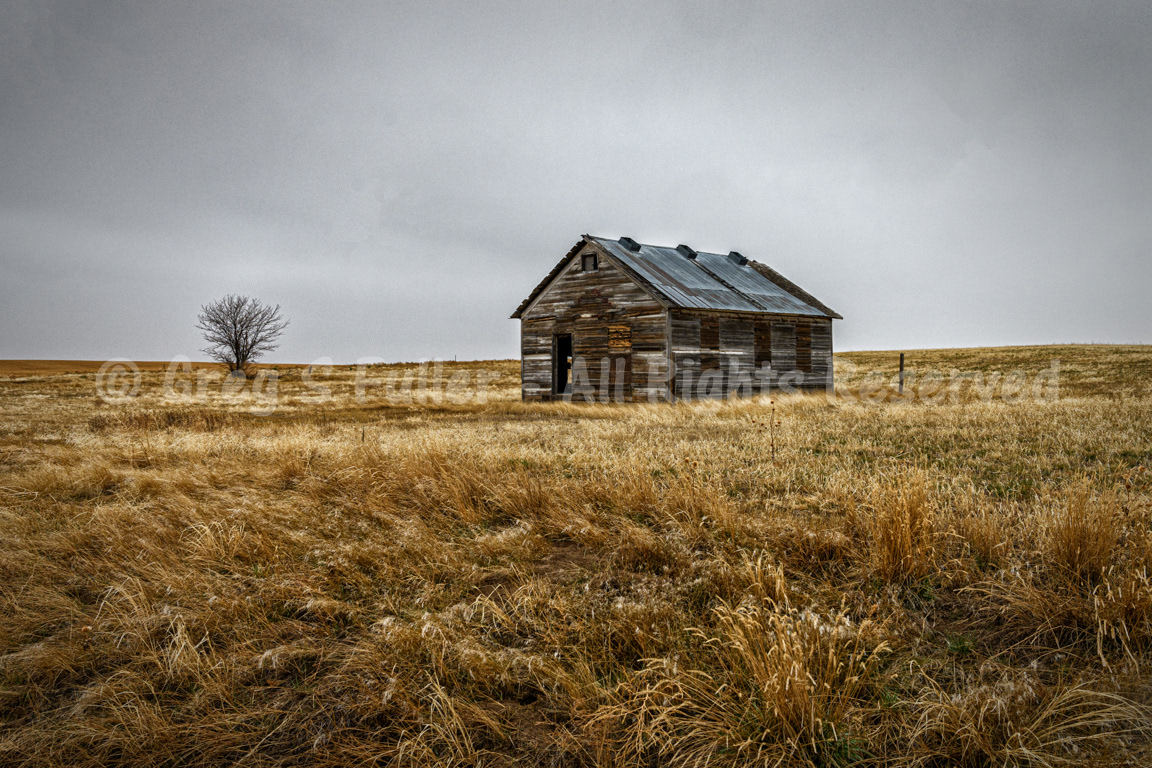 Out the Prairie - The Unknown Schoolhouse - Morgan County, Colorado
