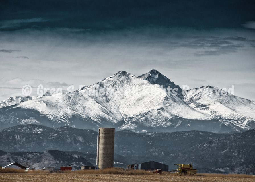 Farm Life Along the Colorado Rocky Mountains - Longs Peak - Longmont, Colorado