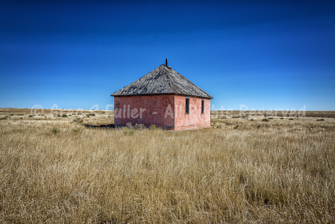 Little Schoolhouse on the Prairie - Big Spring Schoolhouse - Union County, New Mexico