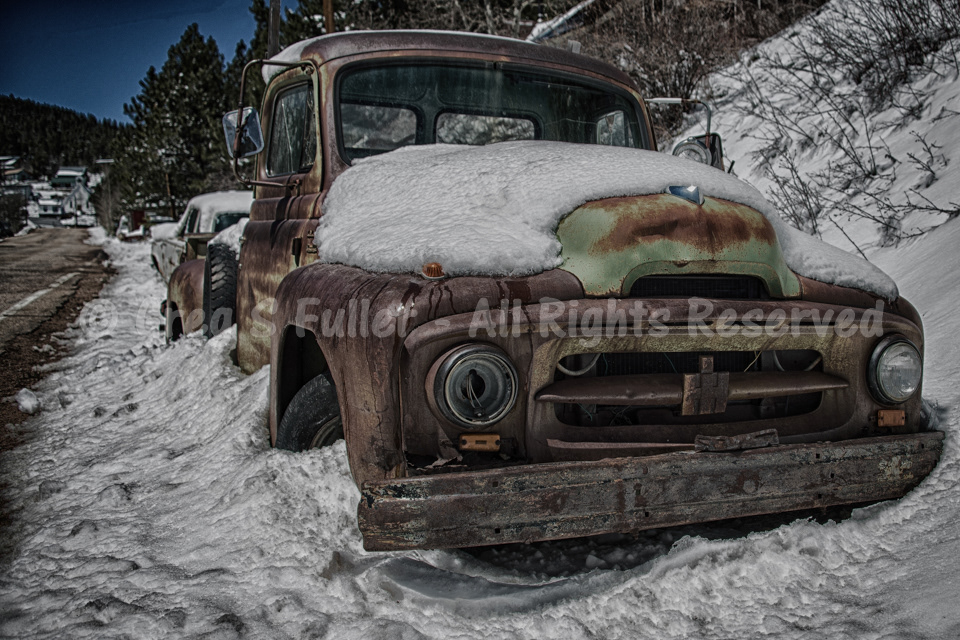 Rusting on the Side of the Road - Vintage International Pickup Truck - Ward, Colorado