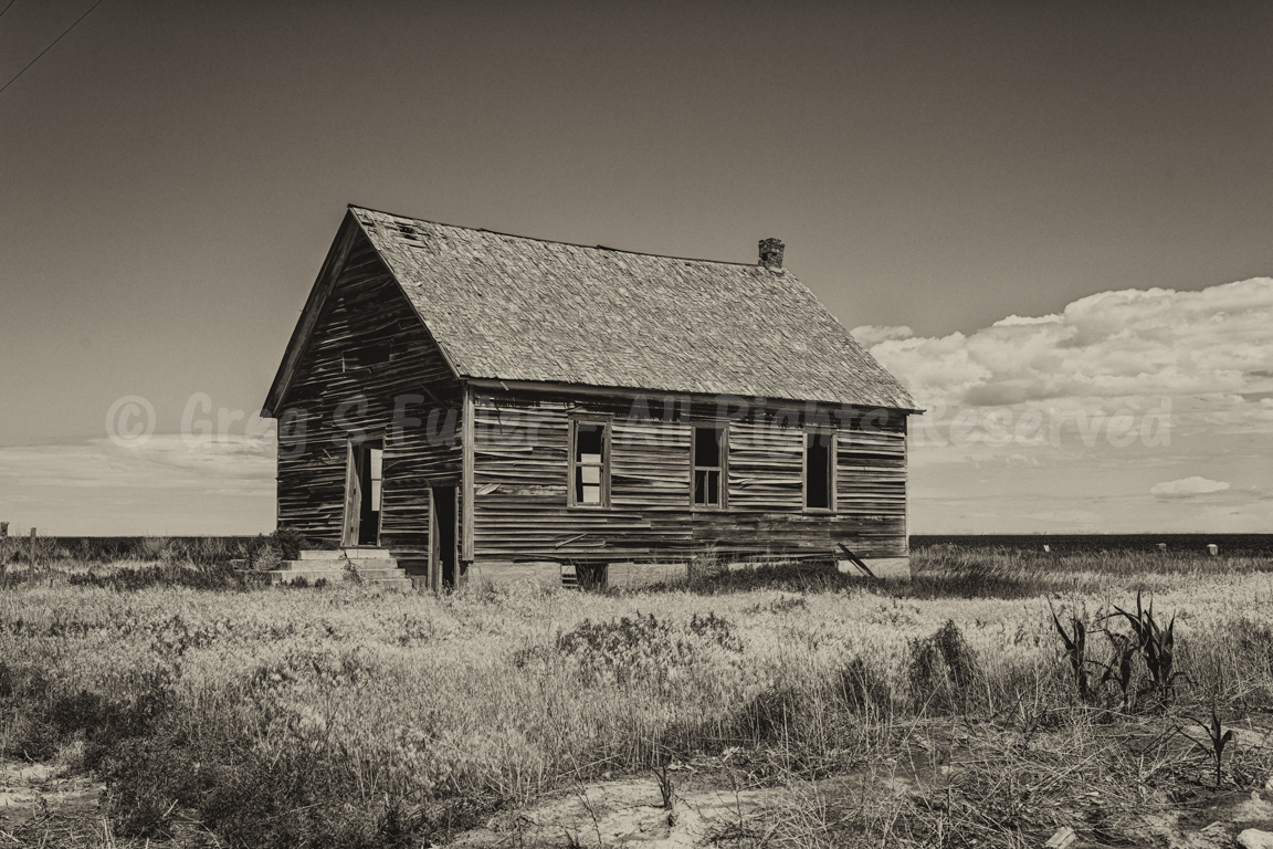 Little Church on the Prairie - Shiloh Baptist Church - Kit Carson County, Colorado