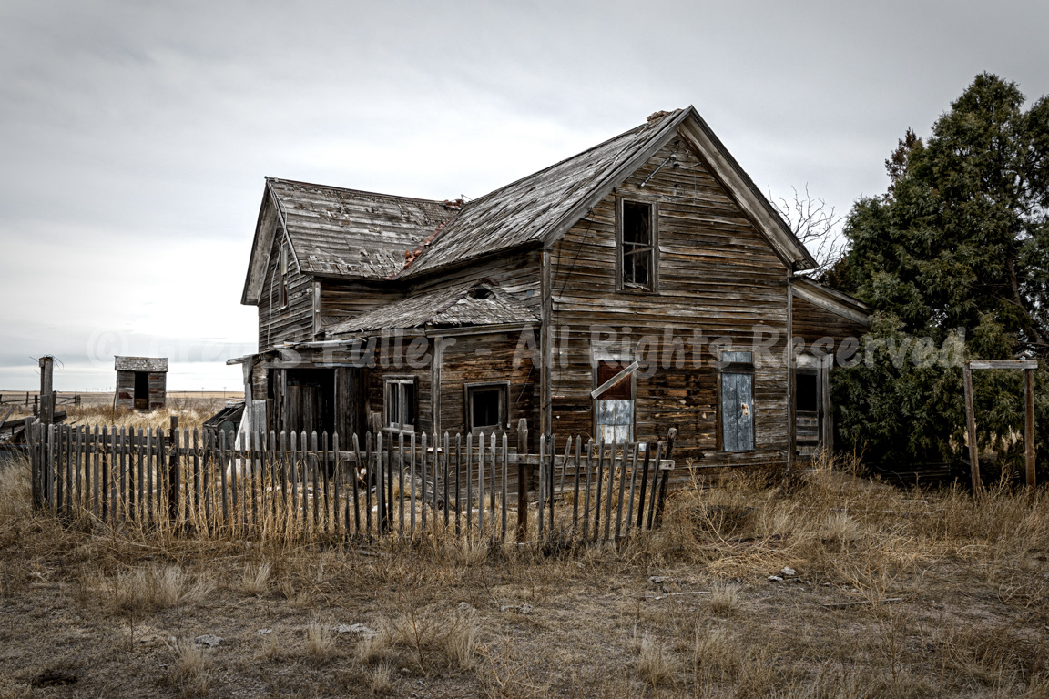 A Picket Fence Farmhouse on the Prairie - Fred Fetzer’s Place - Logan County, Colorado