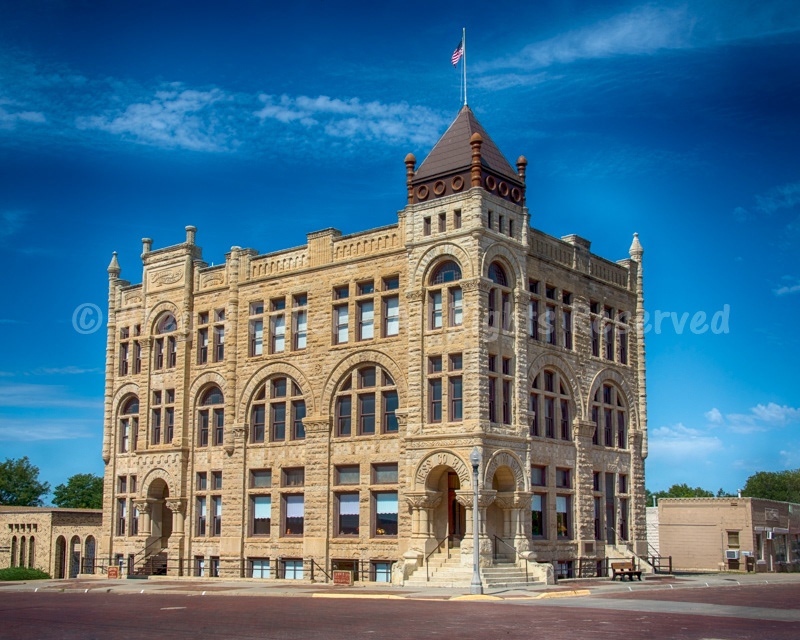 Stately Pre-1900 Bank Building on the Plains - Ness County Bank Building - Ness City, Kansas