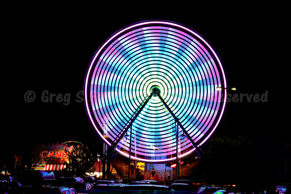 Ferris Wheel in Motion