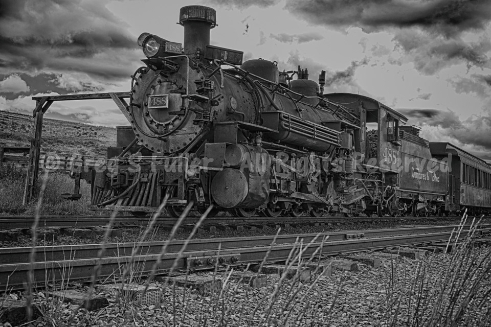 C&TS #488 2-8-2 K-36 - Cumbres & Toltec Narrow Gauge Railroad - Osier, Colorado