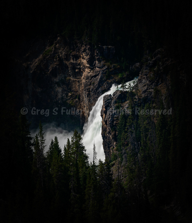 Brink of the Lower Falls - Yellowstone National Park, Wyoming
