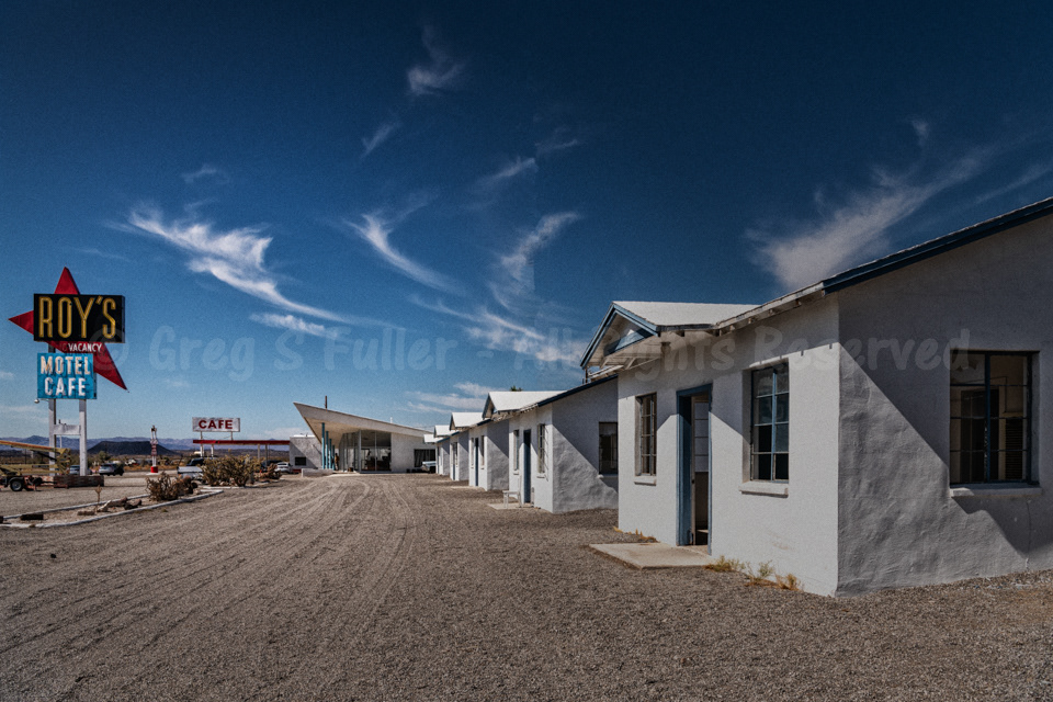 Iconic Roy's Motel & Cafe - Mojave Desert - Amboy California