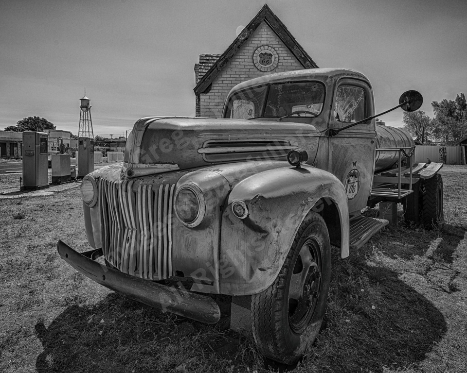 Vintage 1940s Ford Fueler Truck