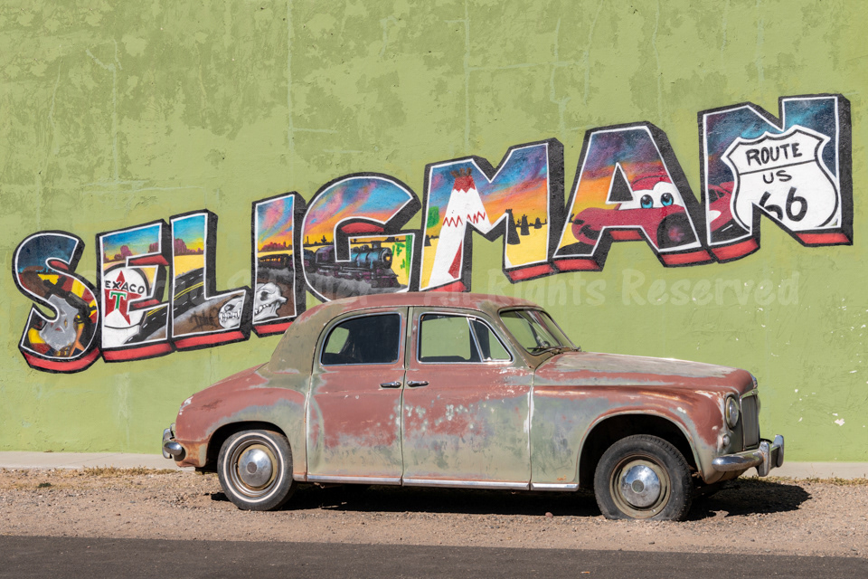Vintage British Rover P4 Sedan - Seligman, Arizona