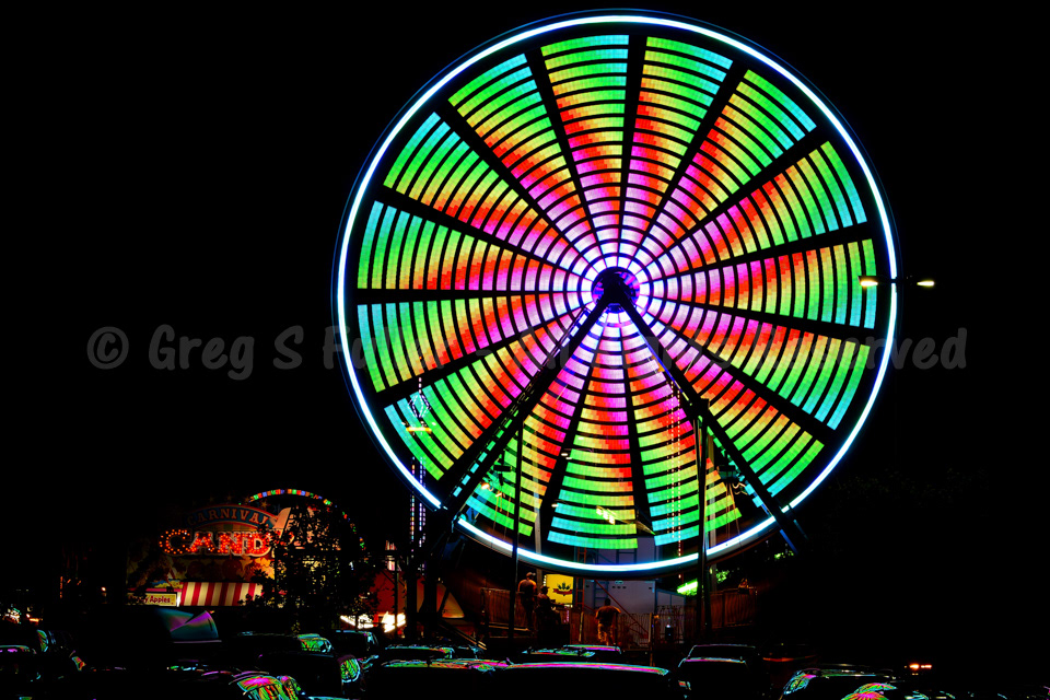 Ferris Wheel in Motion