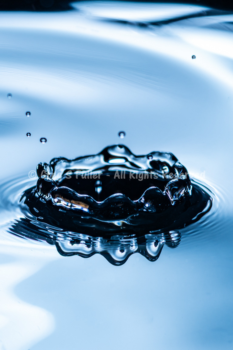 Anatomy of a Water Droplet