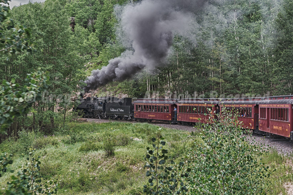 Mountain Travel - C&TS 488 Baldwin Locomotive Works 2-8-2 K-36 - Cumbres & Toltec Narrow Gauge Railroad