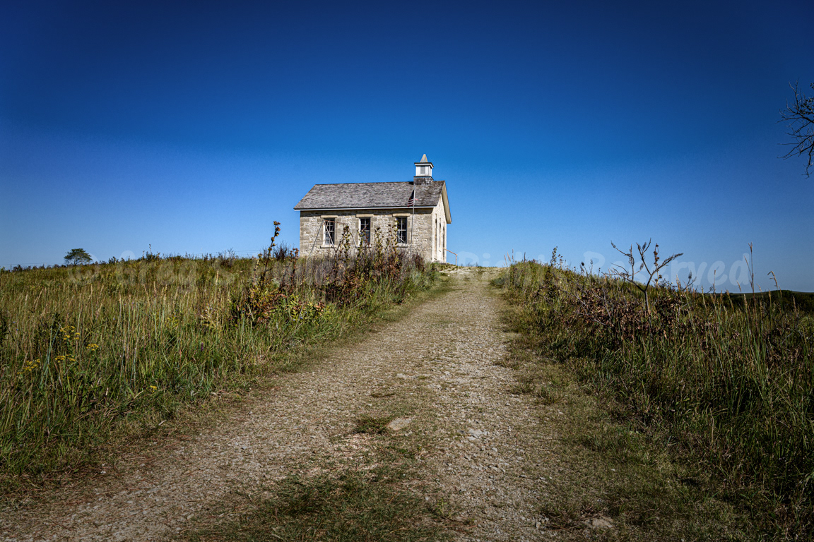 Lower Fox Creek Schoolhouse 1884-1930 - Tallgrass Prairie, Kansas