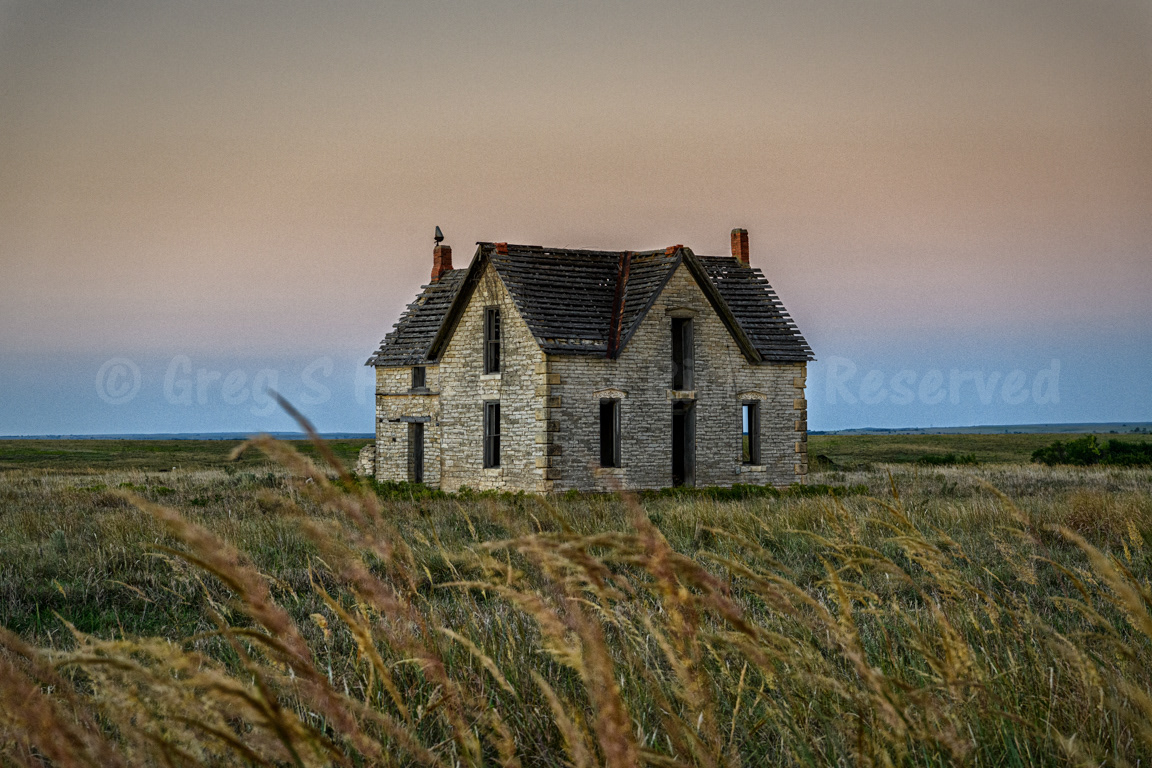 Painterly Doctor WB Jones 1878 grand old abandoned house - Florence, Kansas