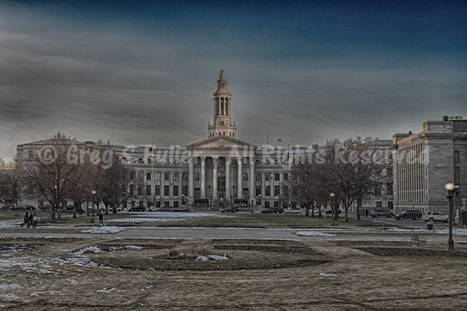 Winter at the City & County Building - Denver, Colorado