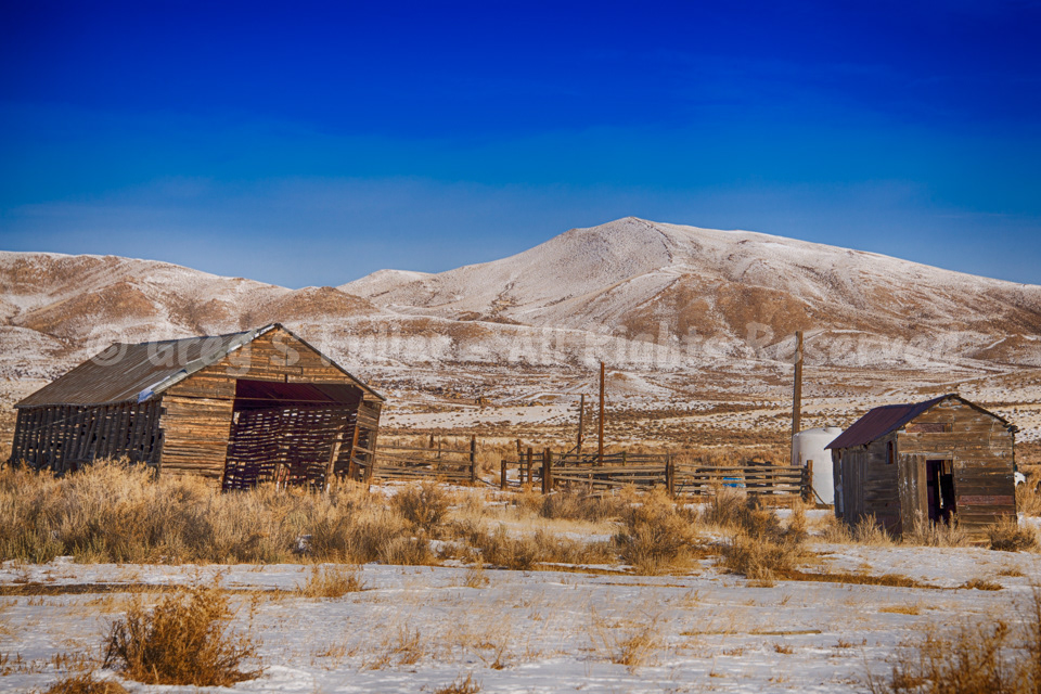 Abandoned Barn Along the Lincoln Highway - Walcott, Wyoming