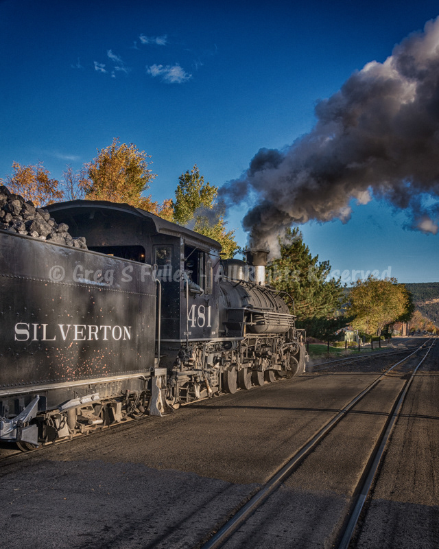 In the Railyard - Durango & Silverton Narrow Gauge Railroad - Durango, Colorado