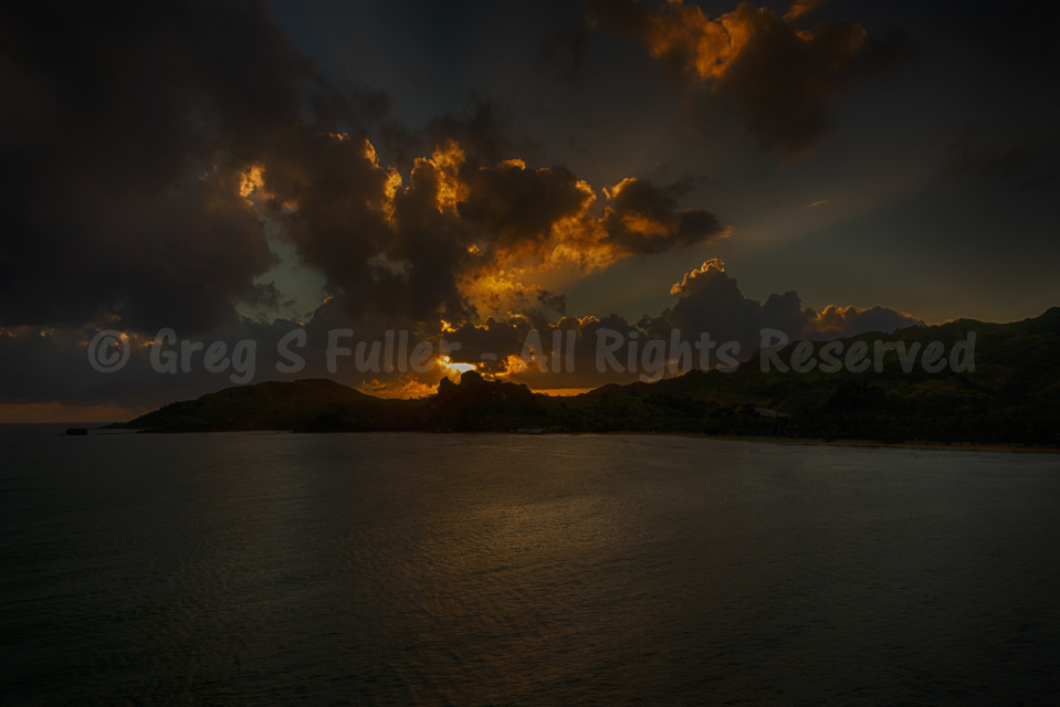 Sunrise over the Dominican Republic - Amber Cove, Dominican Republic