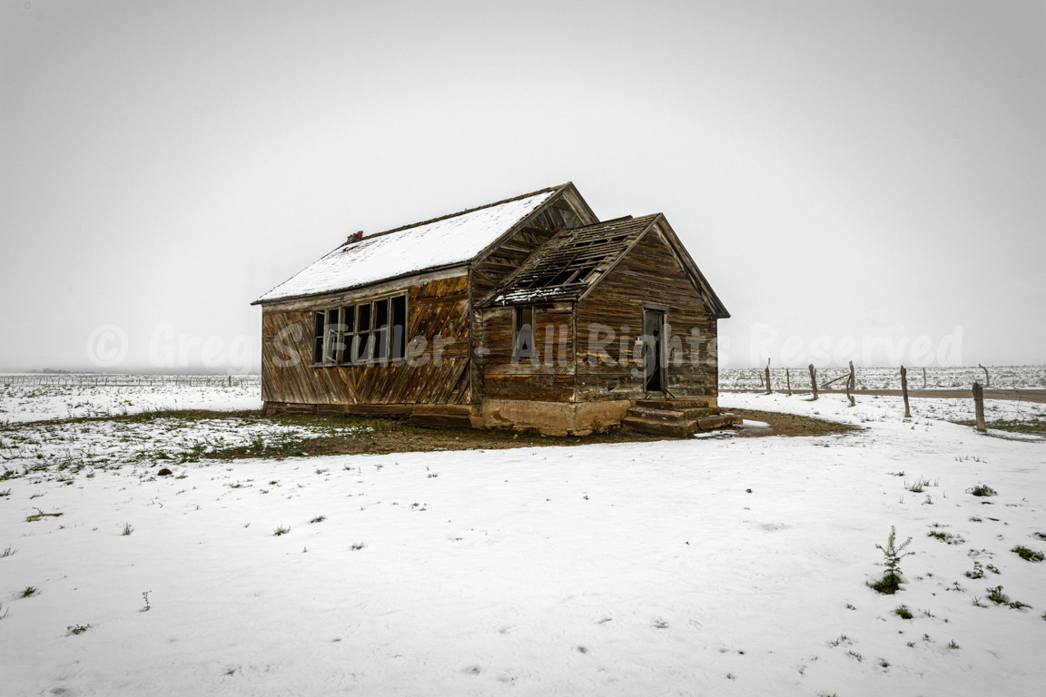 School's Out - Turkey Ridge Schoolhouse - Huerfano County, Colorado