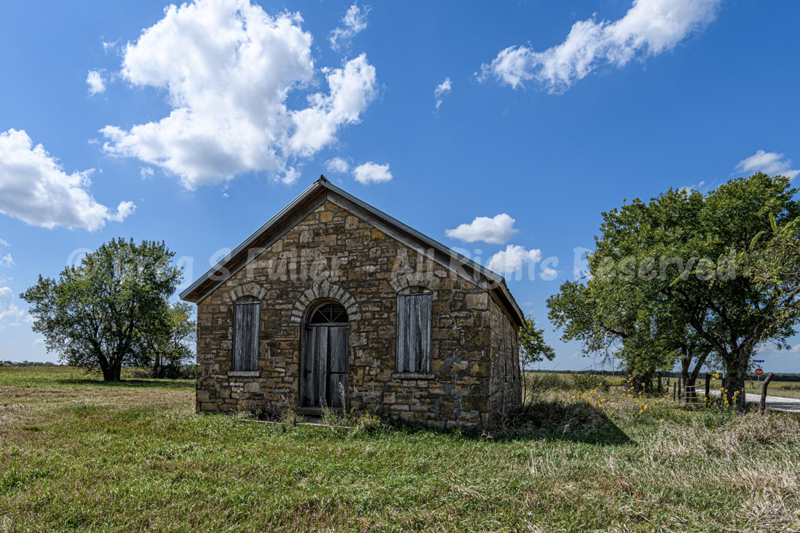 Remnants of a Ghost Town - Silkwood Schoolhouse -  - Silkwood, Kansas