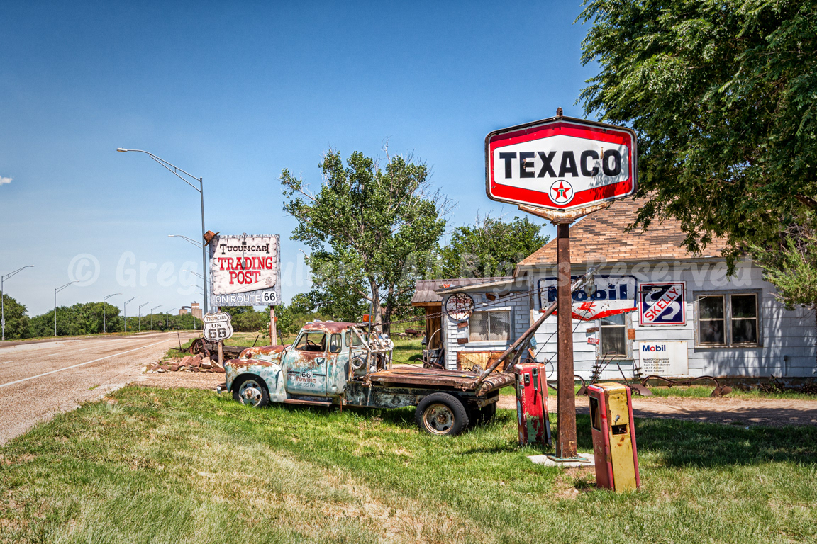 Vintage Route 66 - Tucumcari Trading Post - Tucumcari, New Mexico