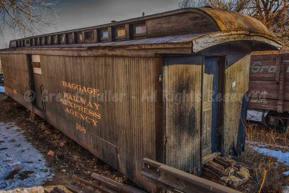Baggage Car - Railway Express Agency - Golden, Colorado