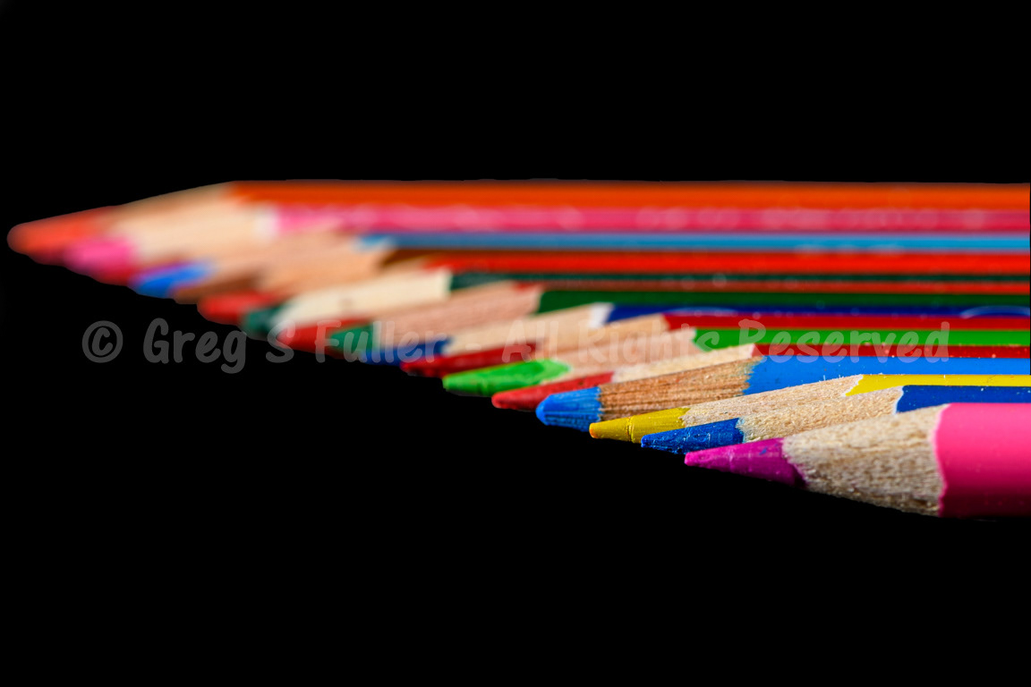 Pencil me in - Colored pencils macro