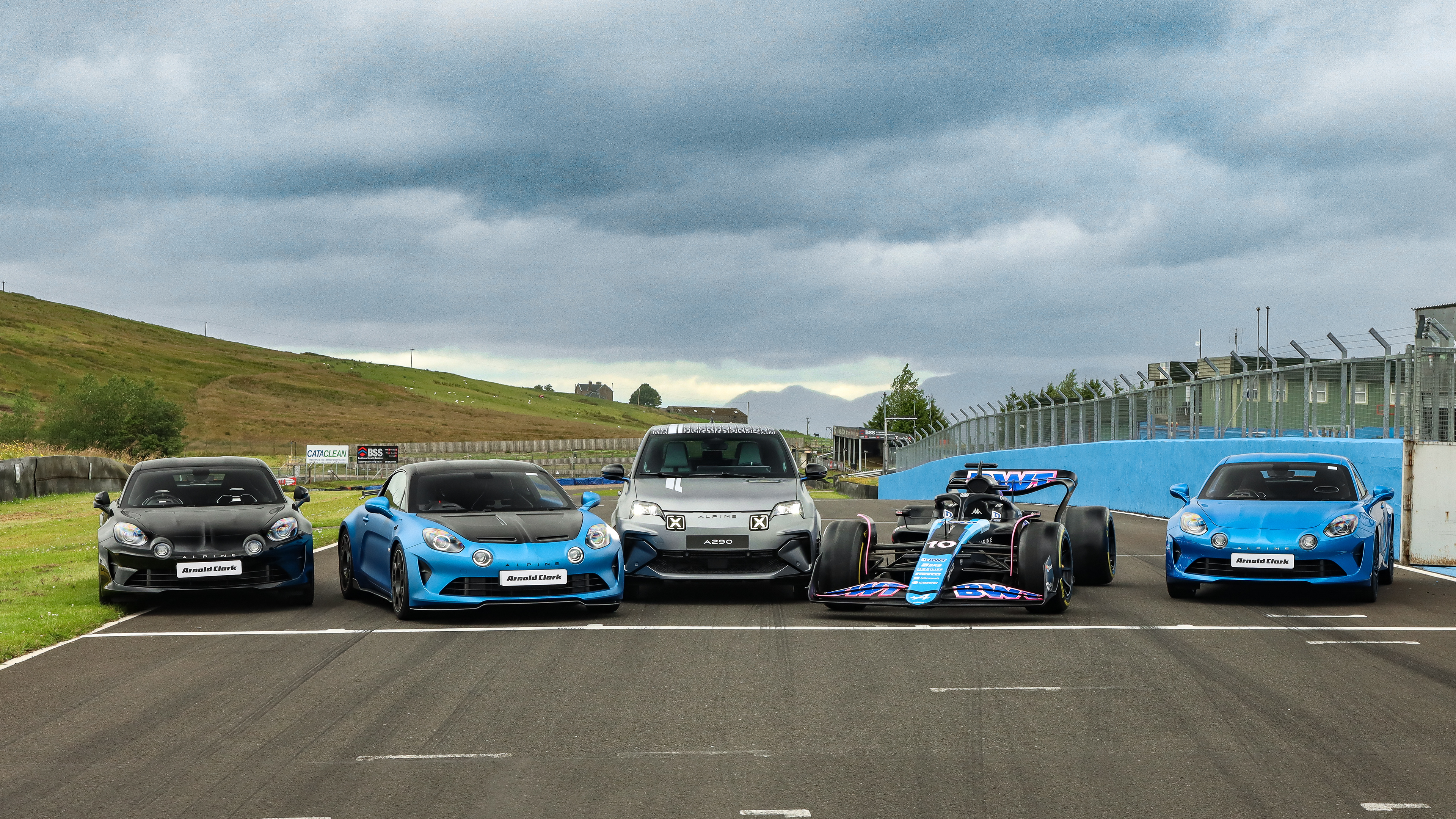 Alpine A110, A110R, A290, A524 on Track