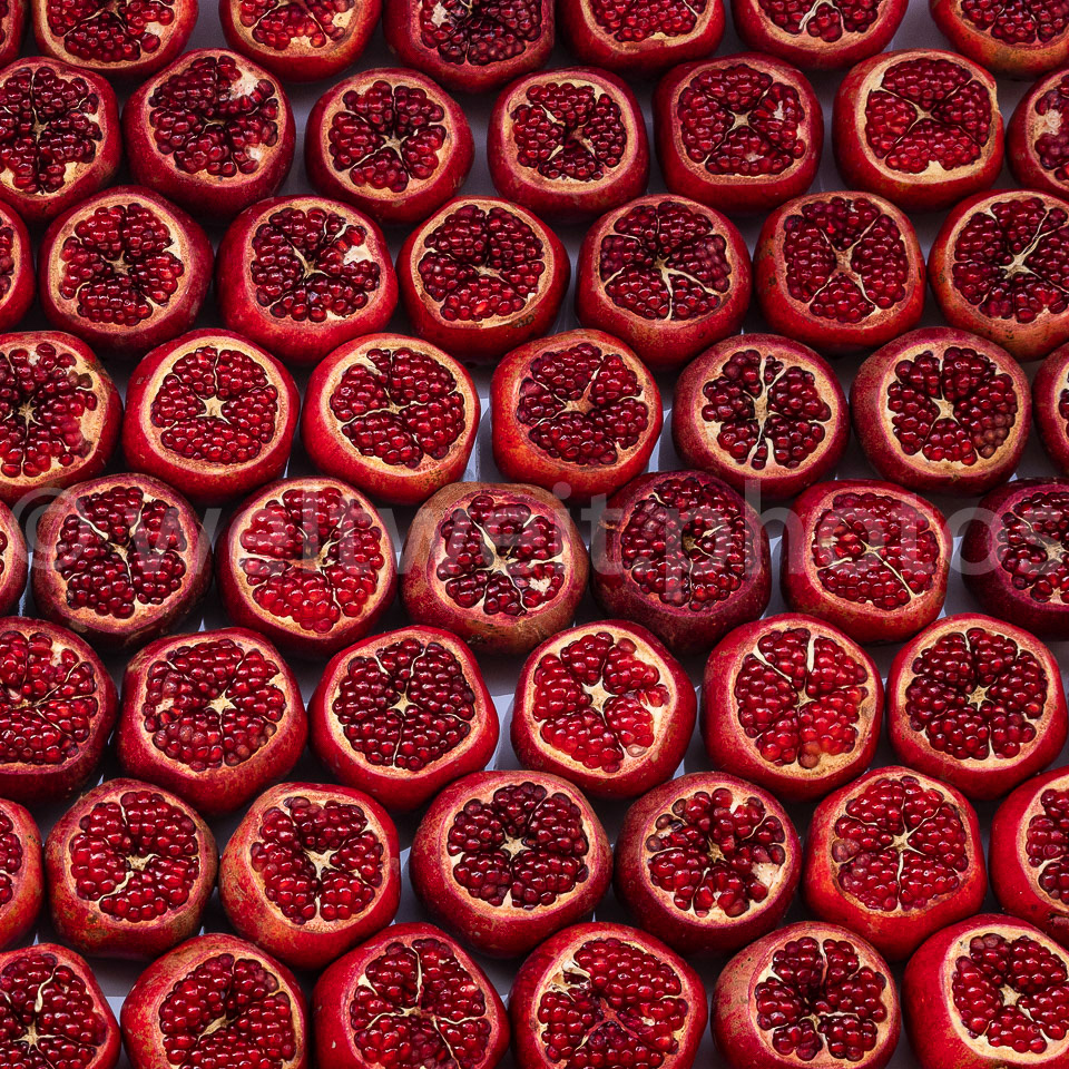 Granatäpfel. Tel Aviv, Israel