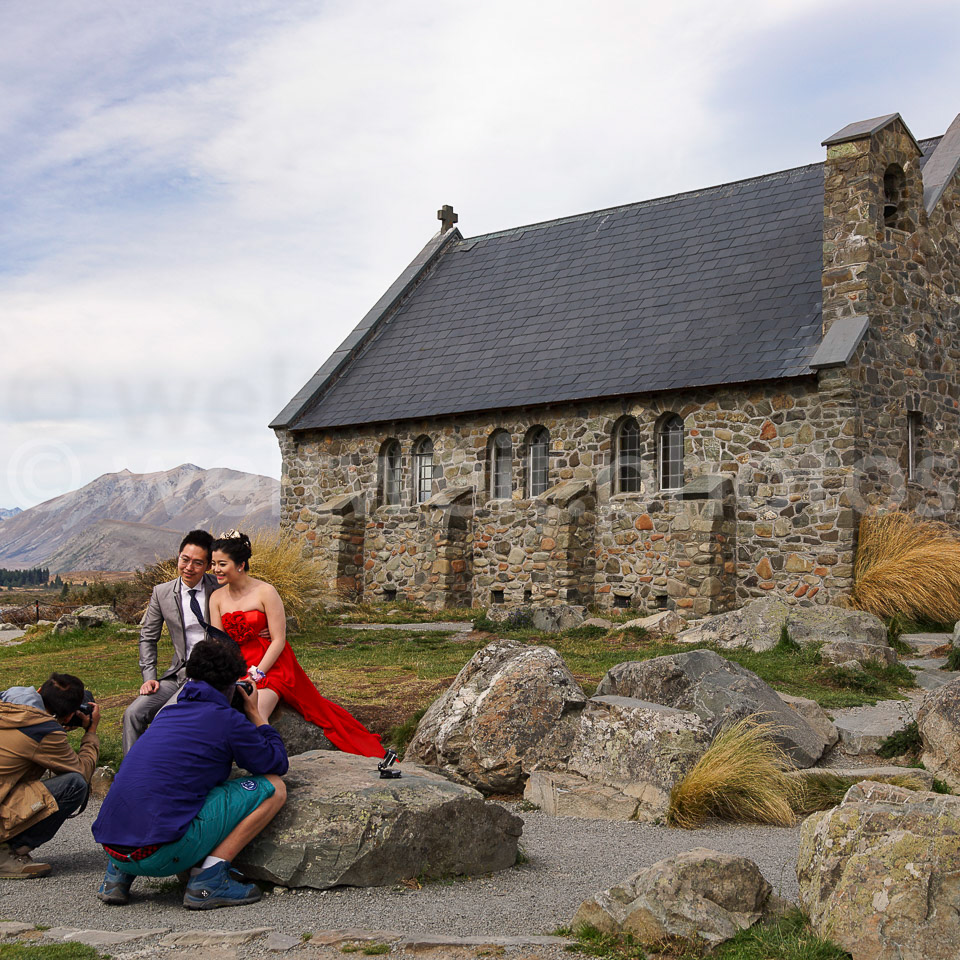 Kirche. Lake Tekapo, Neuseeland (Süd)