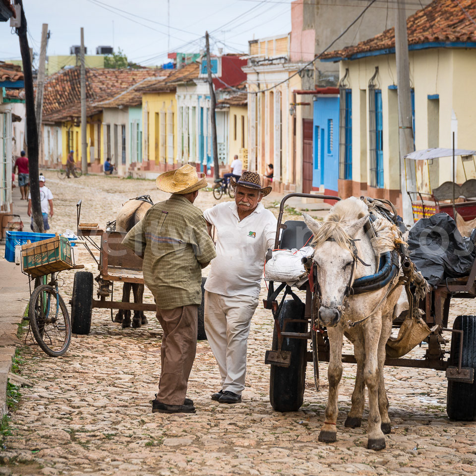 Begegnung. Trinidad, Kuba