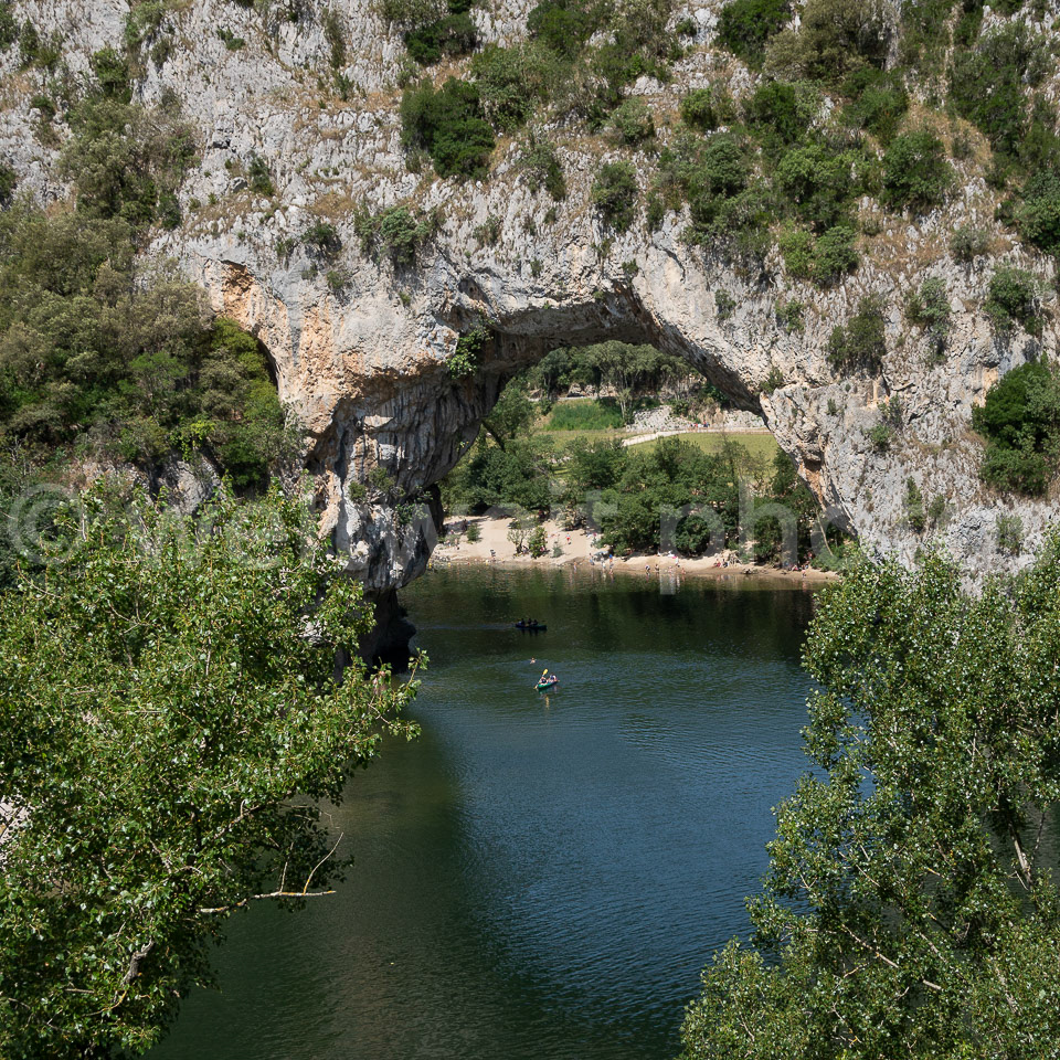 Pont d'Arc. Provence, Südfrankreich