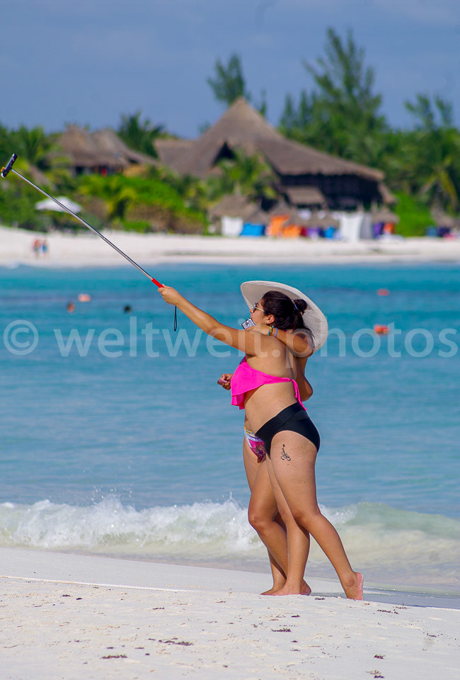 Am Strand von Yucatan